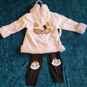 Toddler girl matching set